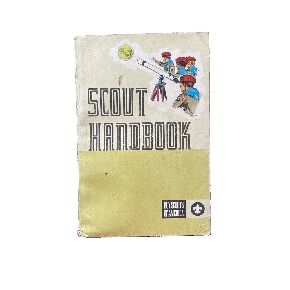 Vintage 1972 Boy Scouts of America Scout Handbook, 8th Ed, 2nd Print Feb 1973